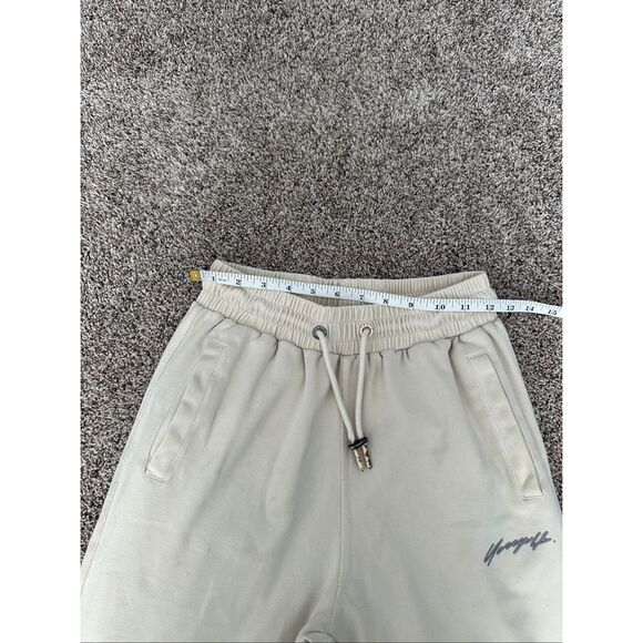 Youngla 228 Cloud Joggers For Mens Small Beige Off White Sweatpants Cuffed Soft - Picture 11 of 13